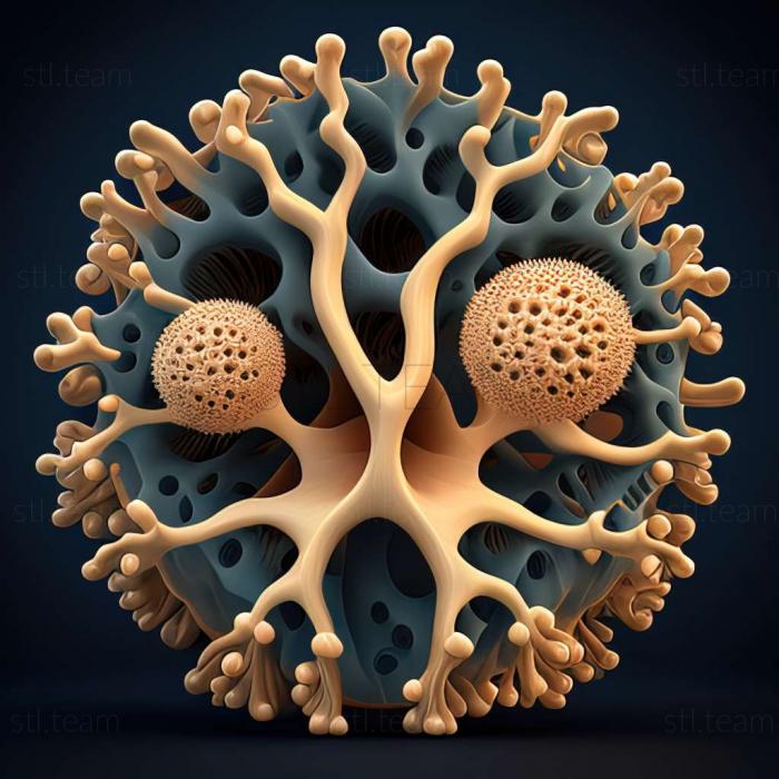 3D модель Октококк солянокислый (STL)
